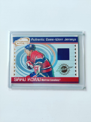 Saku Koivu 2002 Atomic Game-Worn Jersey
