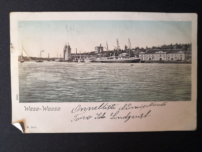 VANHA Postikortti Vaasa ennen-1905