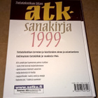 ATK SANAKIRJA 1999 KIRJA SATKU GUMMERUS, JYVÄSKYLÄ - pikkukuva 2