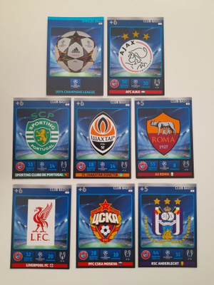 Logo kuvat Panini Champions League 2014-2015