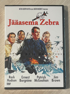John Sturges: JÄÄASEMA ZEBRA (1968) Rock Hudson (UUSI)