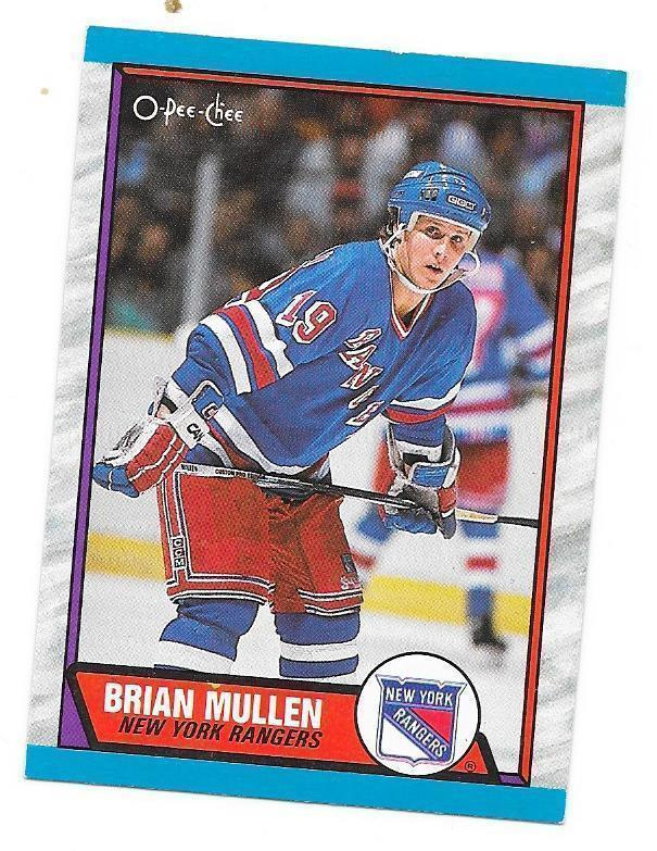 1989-90 OPC #24 Brian Mullen NEw York Rangers