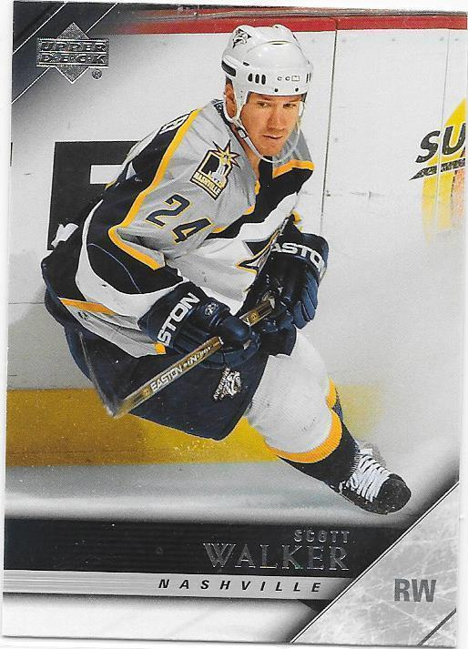 2005-06 Upper Deck #359 Scott Walker Nashville Preds gooni