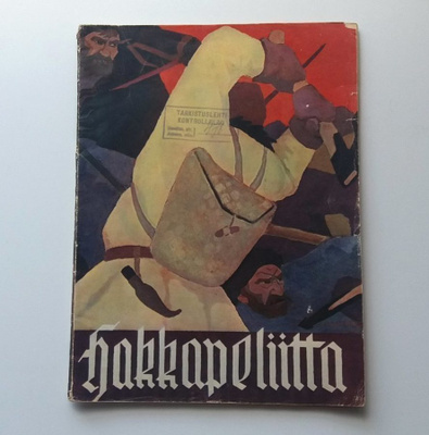 Hakkapeliitta 10v juhlanumero v.1935 TARKISTUSLEHTI-leimalla