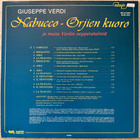 [LP] GIUSEPPE VERDI: NABUCCO - ORJIEN KUORO - pikkukuva 2