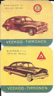 VEEKOO-TIRRONEN 2 korttia