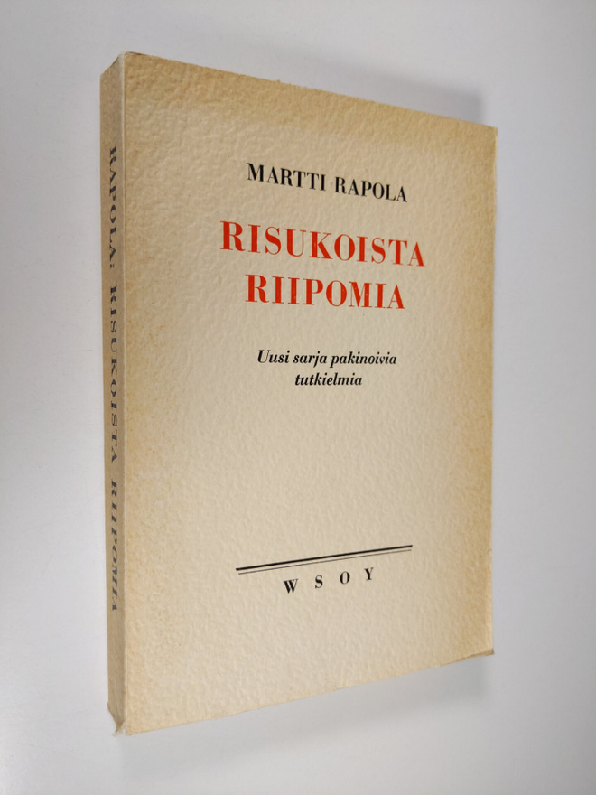 Martti Rapola : Risukoista riipomia : uusi sarja pakinoiv...