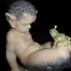 Kaunis Royal Copenhagen FAUNA JA SAMMAKKO figuuri - pikkukuva 2