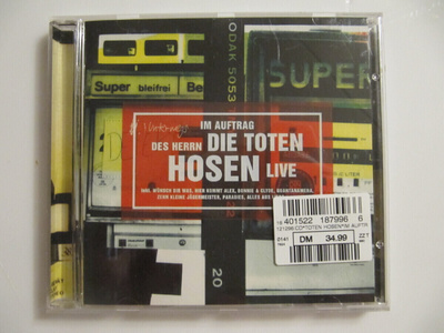 Die Toten Hosen Im Auftrag Des Herrn... Live CD