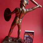 Figuuri soturi Kreikka Leonidas korkeus 18cm metallia - pikkukuva 2