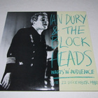 *LP* IAN DURY & THE BLOCKHEADS Warts 'N' Audience - pikkukuva 1