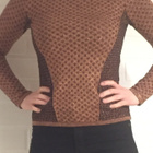 Uusi ruskea kimalle Rag & bone neule koko XS - pikkukuva 2