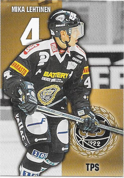 1999-00 CardSet #329 Mika Lehtinen TPS