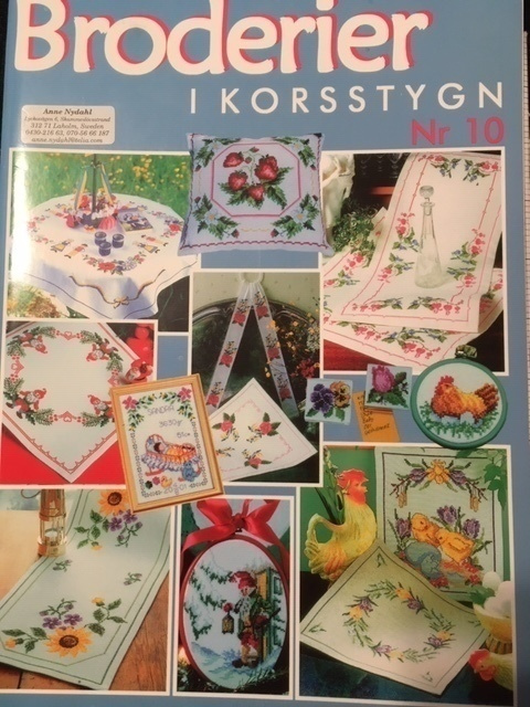 Ristipistomalleja Broderier i korsstygn 10