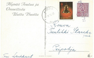 Rivileima Huhtasenkylä kortilla (1970)