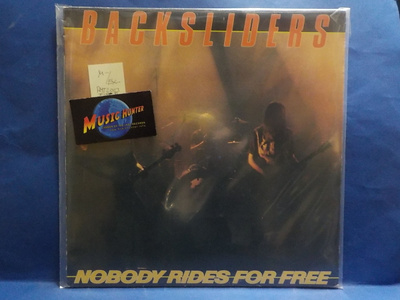 BACKSLIDERS - NOBODY RIDES FOR FREE - FIN -87 - M-/EX- LP