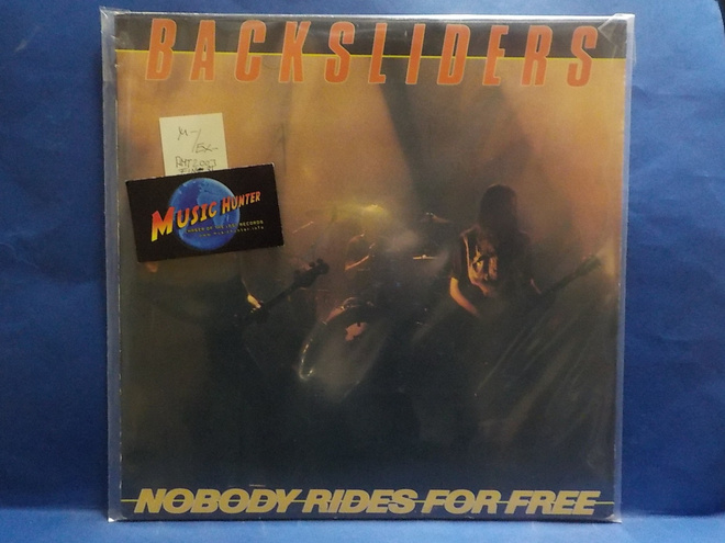 BACKSLIDERS - NOBODY RIDES FOR FREE - FIN -87 - M-/EX- LP