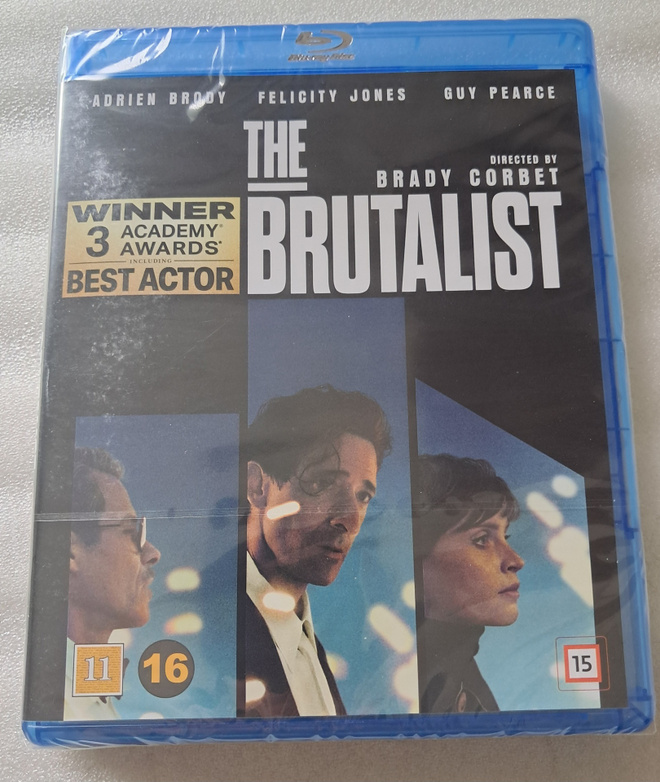 The Brutalist  Blu-Ray  Uusi