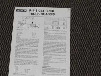 1974 Sisu R-143 CST 6x4 esite - KUIN UUSI - Rolls-Royce
