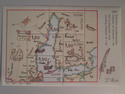 Suomi Filatelian Maailmannäyttely 1983 blogi postituore