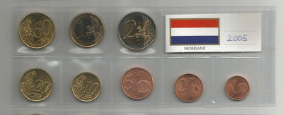 Alankomaat rahasarja 2005 UNC