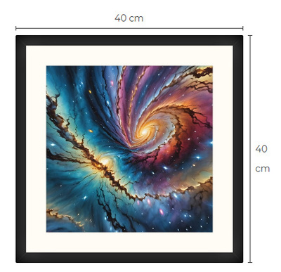 Uusi galaxi Sci-Fi Science Fiction art print taulu