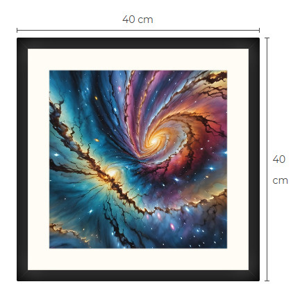 Uusi galaxi Sci-Fi Science Fiction art print taulu