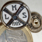 VANHA Ruuvimerkki LHS 1922 Hiihtoseura Lahti Hopeaa - pikkukuva 1