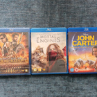 GODS of EGYPT, MORTAL ENGINES, JOHN CARTER Blu-ray. - pikkukuva 1