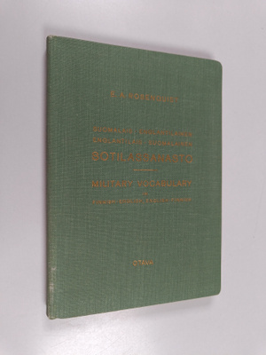 E. A. Rosenquist : Suomalais-englantilainen : englantilai...