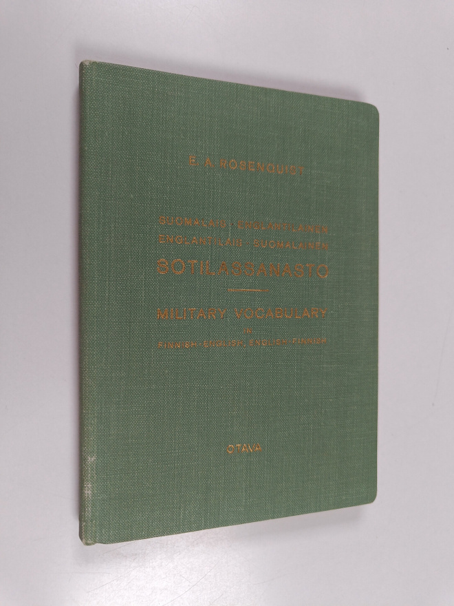 E. A. Rosenquist : Suomalais-englantilainen : englantilai...