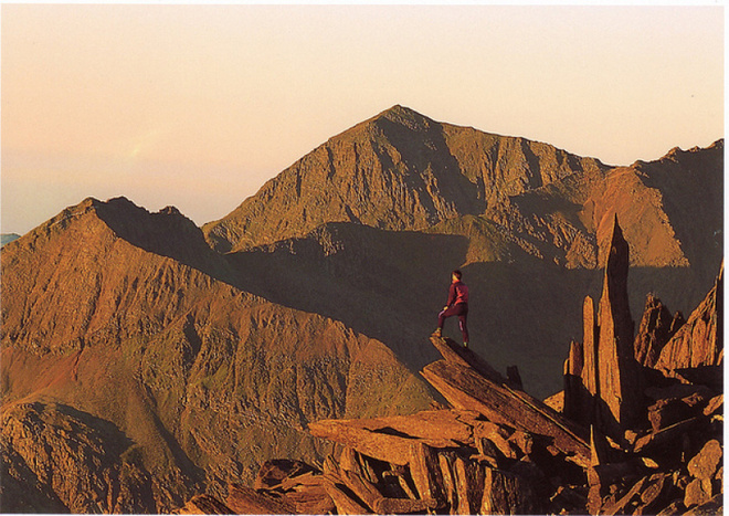 Crip Goch, Snowdon kansallispuisto, Wales