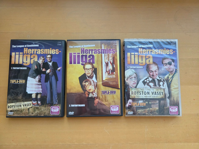 HERRASMIESLIIGA . DVD . KAUSI 1 & 2 & 3