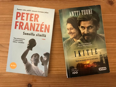 @ 2 kirjaa Antti Tuuri + Peter Franzen @