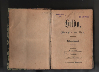Bruhl, G. von: Hilda, vangin morsian, Otto Andersin 1895-6