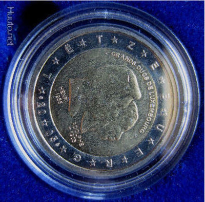Luxemburg 2:e 2005 "Henry & Adolphe" [kolikkopillerissä]