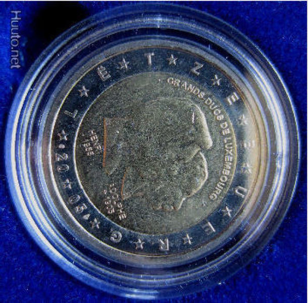 Luxemburg 2:e 2005 "Henry & Adolphe" [kolikkopillerissä]