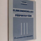 Edward Andersson : Elinkeinoverolaki pääpiirteittäin - pikkukuva 1