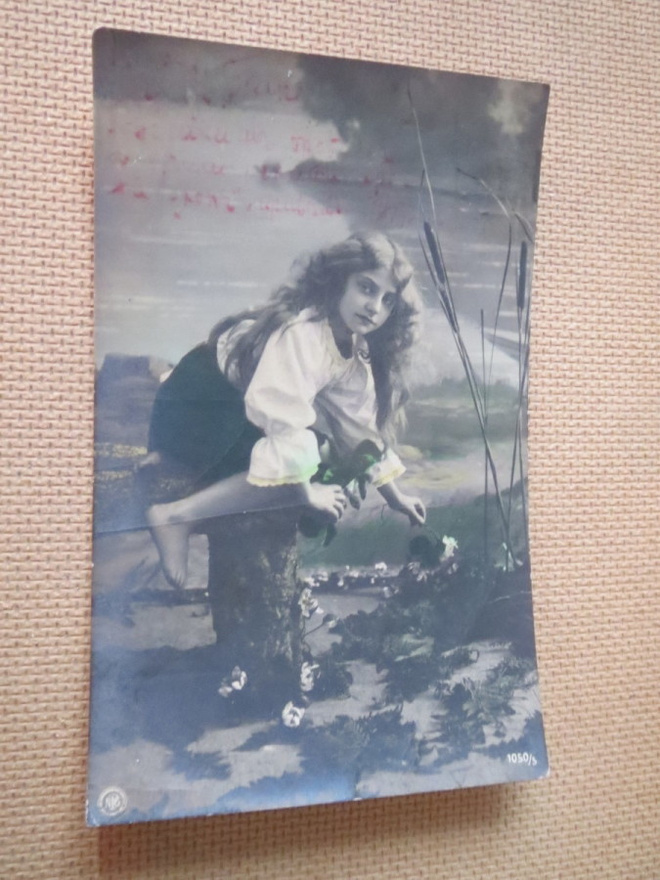 Vintage valokuvakortti 1900-luku alku