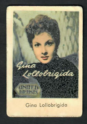 Keräilykuva - Gina Lollobrigida United Artists
