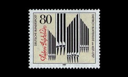 Saksa 1323 ** Dietrich Buxtehude, säveltäjä (1987)