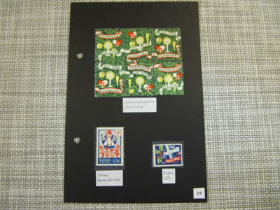 Joulumerkkejä 1949-1954.