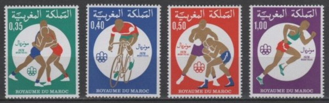 (S0375) MOROCCO, 1976 (Summer Olympic Games, Montreal) MNH**