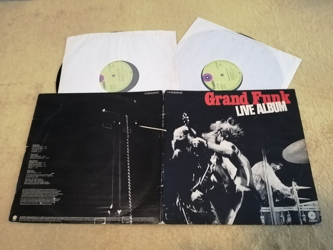 GRAND FUNK RAILROAD - Live Album LP