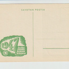 Postikortti, SAVOTAN POSTIA, vuodelta 1947 - pikkukuva 2