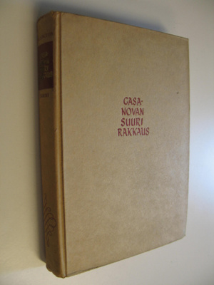 Richard Aldington : Casanovan suuri rakkaus