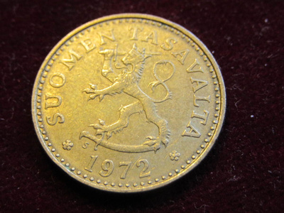 10 penniä 1972