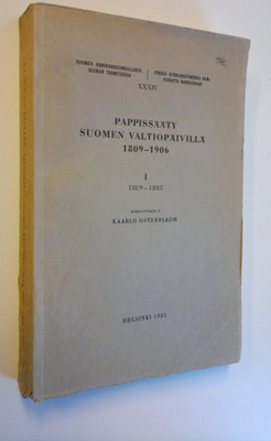 Kaarlo Österbladh : Pappissääty Suomen valtiopäivillä 180...