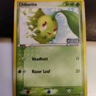 Chikorita 51/115 Reverse Holo Stamped Unseen Forces - pikkukuva 1