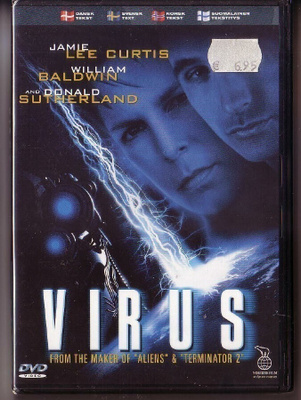dvd, Virus (Jamie Lee Curtis, Donald Sutherland) UUSI / New
